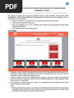 User Manual For Candidate Registration & Submission of Online Application Form in NTS Exam 2019 20