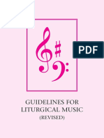 Guidelines Liturgical Music