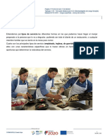 Manual de español para servicio de cocina