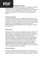 What Is Financial Statement Analysis