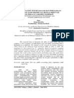 2018 Audit Tenure Dan Ukuran Perusahaan Terhadap Audit Report Lag Dengan Reputasi Kap Sebagai Variabel Moderasi (Perusahaan Pertambangan Yang Terdaftar Di Bei Periode 2013-2016) UNRIAU PDF
