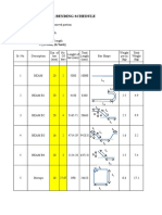 Bar Bending Schedule