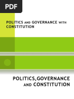 Politics Governance Constitution: AND With