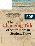 The Changing Tide of South Korean Student Flows
