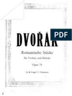 IMSLP09925-Dvorak - Op.75 - 4 Romantic Pieces for Violin and Piano
