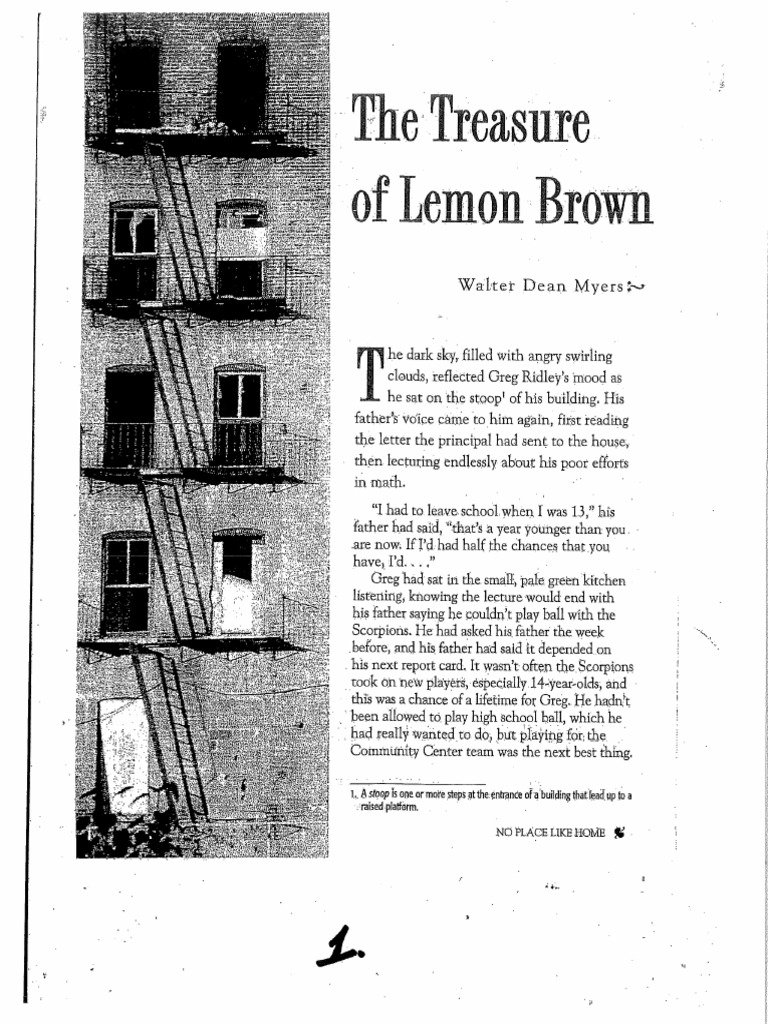 The Treasure of Lemon Brown PDF