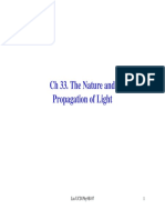 CH 33. The Nature and Propagation of Light: Liu UCD Phy9B 07 1