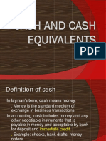 Cash and Cash Equivalents