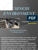 Business Environment: Prepared by
