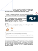 Medición básica y unidades de longitud, masa y tiempo