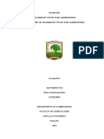 Feasibility Study for Agribusiness: Technical, Institutional, and Economic Aspects