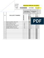 Monthly grade report English class