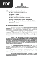 2.3. Conhecimentos Gerais - Ética Na Administração Pública Federal