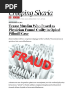 Muhammad Ran Illegal Opiod Pillmill in TX