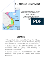 Thong Nhat Mine - Profile
