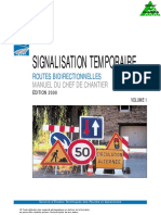 Signalisation Temporaire v1 Routes Bidirectionnelles