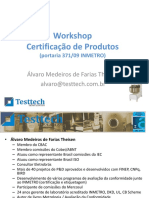 Palestra Testtech Certificacao de Produtos