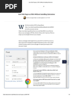 Save Web Pages as PDFs Without Installing Extensions