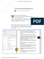 Save Web Pages As PDFs Without Installing Extensions