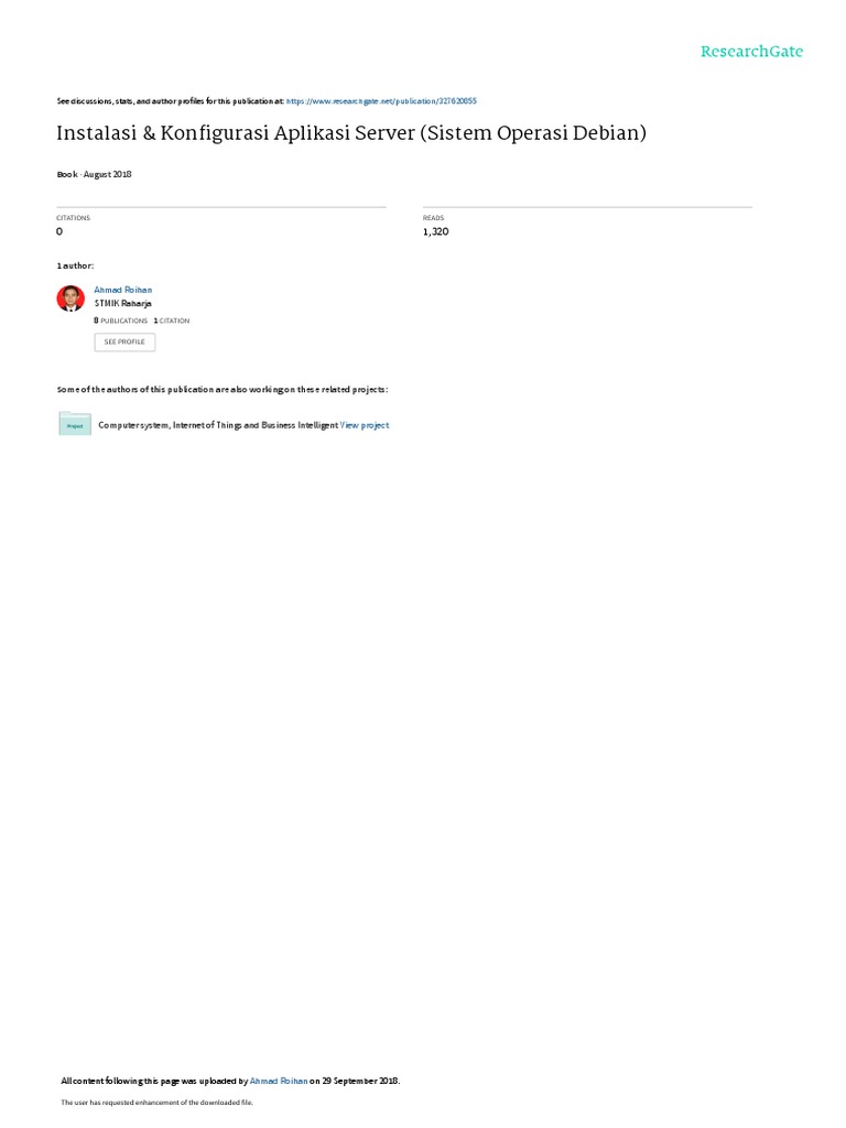 Instalasi Aplikasi Server Debian | PDF | Griya & Taman | Komputer