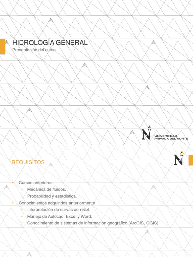Presentacion Curso | PDF | Hidrología | El ciclo del agua