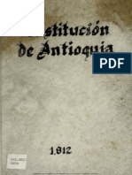 Constitución Antioquia 1812
