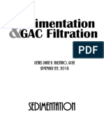 Sedimentation and GAC Filtration