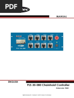 Manual: PLE-30-080 Chainhoist Controller V1