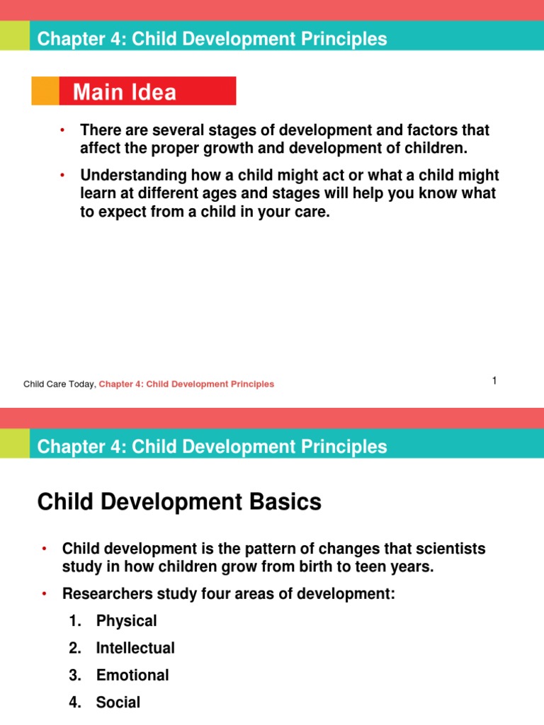 Chapter 4: Child Development Principles | Child Development | Brain