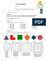 Percentages of An Amount