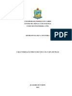 Trabalho de Conclusão de Curo - Caracterização Fisico-Mecanica Da Taipa de Pilao - Romilson Nogueira