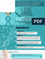 Oral or Vaginal Misoprostol For Labor Induction and Cesarean Delivery Risk: A Cohort Study