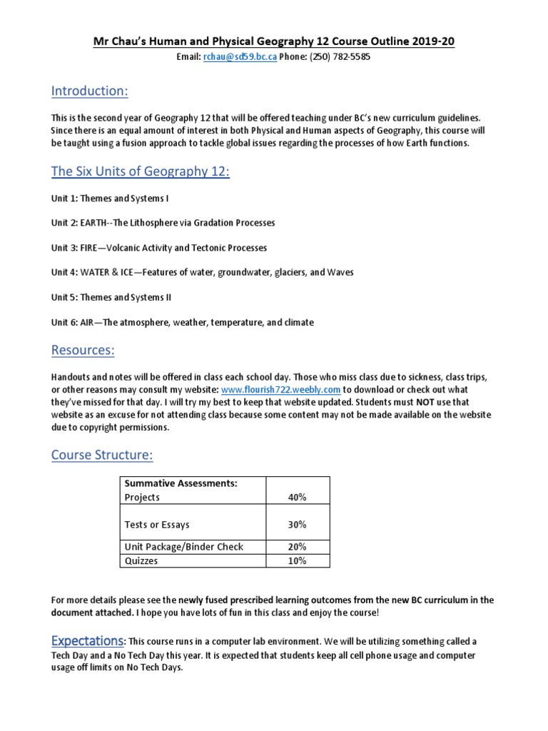 Physical and Human Geography 12 | PDF
