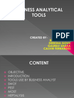 Business Analytical Tools