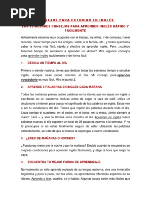 Aprender Ingles Idioma En Ingles Internet