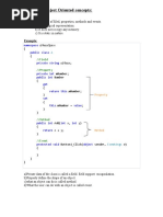 Object Oriented Concepts:: Example