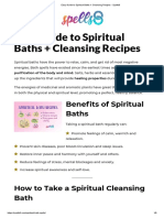 Easy Guide to Spiritual Baths + Cleansing Recipes - Spells8