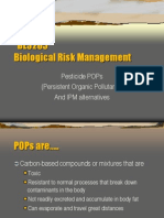 Bl3205 Biological Risk Management: Pesticide Pops (Persistent Organic Pollutants) and Ipm Alternatives