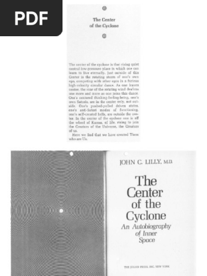 John C. Lilly - The Center of The Cyclone  PDF
