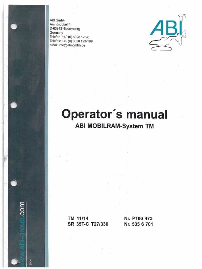 Manual - Operacion Abi | PDF