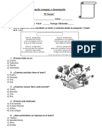 Evaluacion Lenguaje