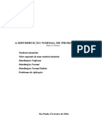 DISTRIBU8IÇÃO NORMAL (1) Estatística Probabilística