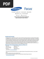 Download Samsung Focus Manual - ATT Windows Phone 7 by Wayne Schulz SN42463140 doc pdf