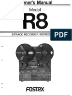 Fostex R8 Reel 2 Reel OM PDF