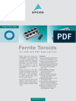 Toroids Epcos PDF