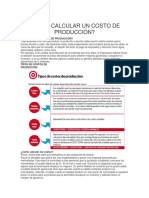 Como Calcular Un Costo de Producción