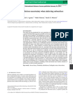 Accounting For Prediction Uncertainty When Inferring Subsurface Fault Slip