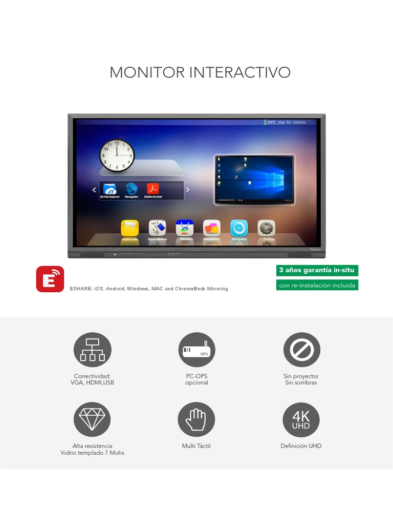 Monitor Interactivo 55