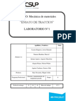 Informe 1 de Mecánica de Materiales