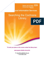 Searching The Cochrane Library Training Guide
